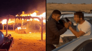 עימות בין יהודים לבדואים, ירי והצתת מצפה לנופלים מ-7/10: תיעוד מהנגב