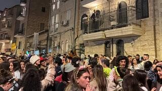 אלפים חגגו פורים בירושלים, המשטרה התמהמה: "אין ציפייה שניכנס ונפזר"